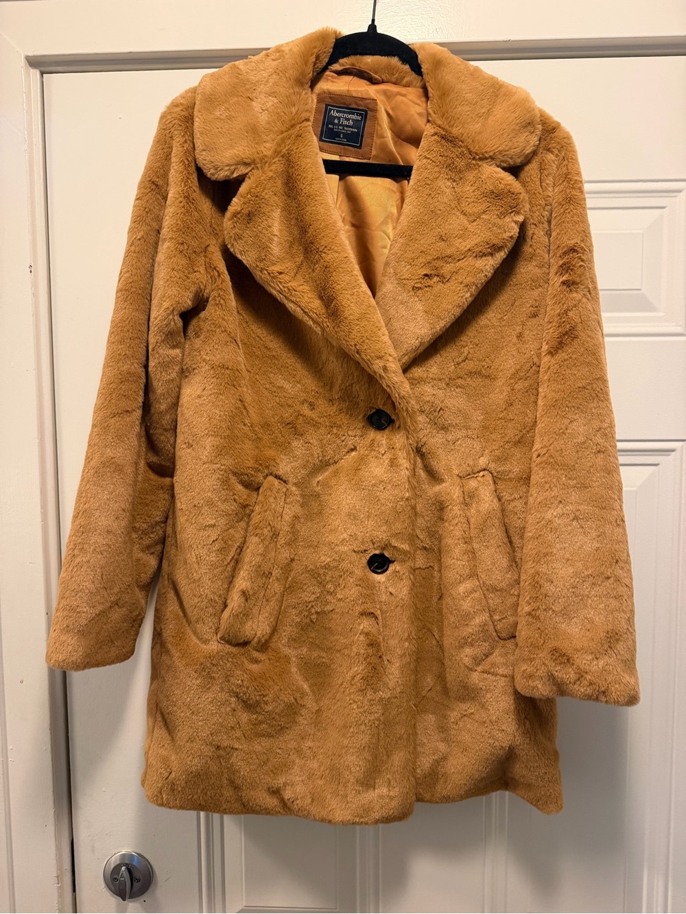 Abercrombie faux fur coat